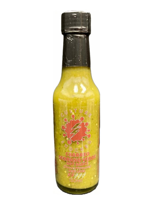 Charred Serrano Verde Hot Sauce